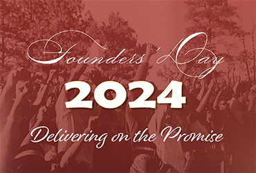 Cover of 2024 Founders' Day program