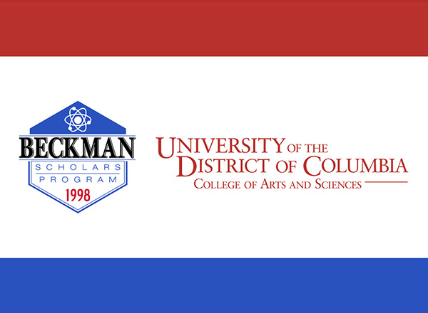 Beckman Scholars Program and UDC logos