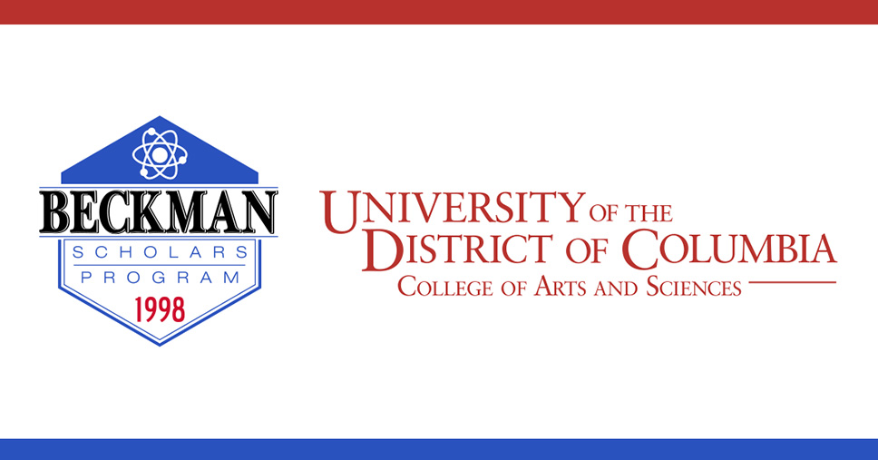 Beckman Scholars and UDC logos