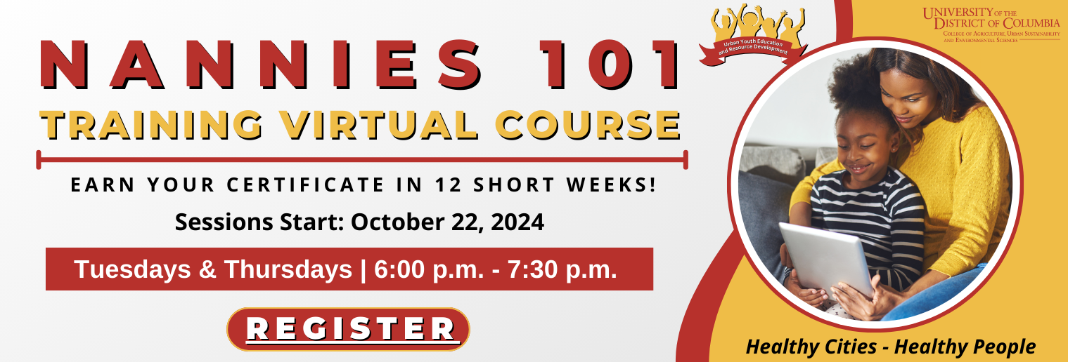 Nannies 101 Training Virtual Course - October 22