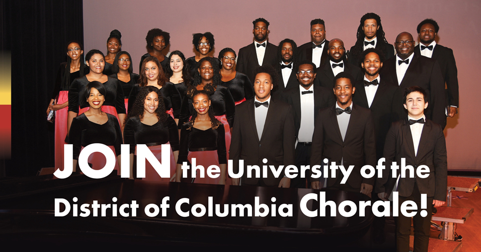 Members of UDC's Chorale