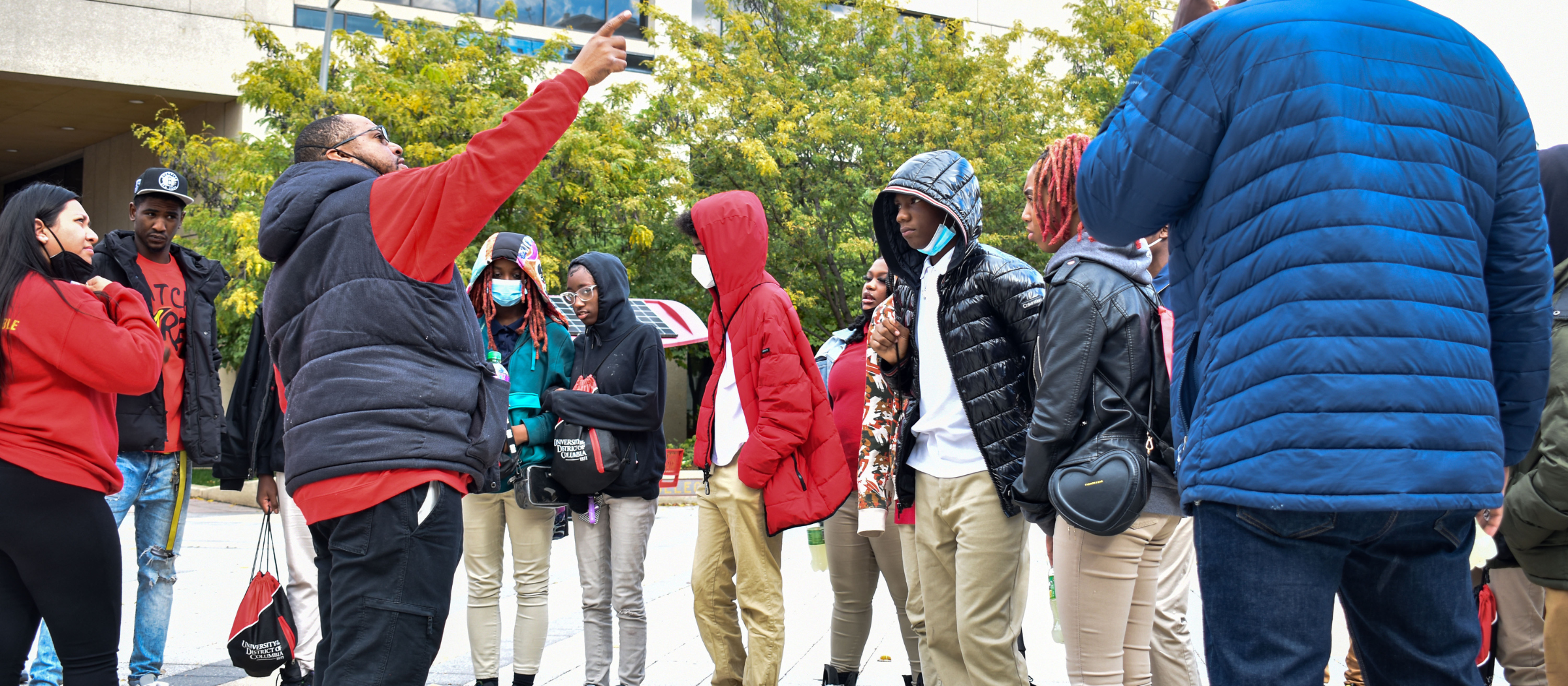 Anacostia High School students