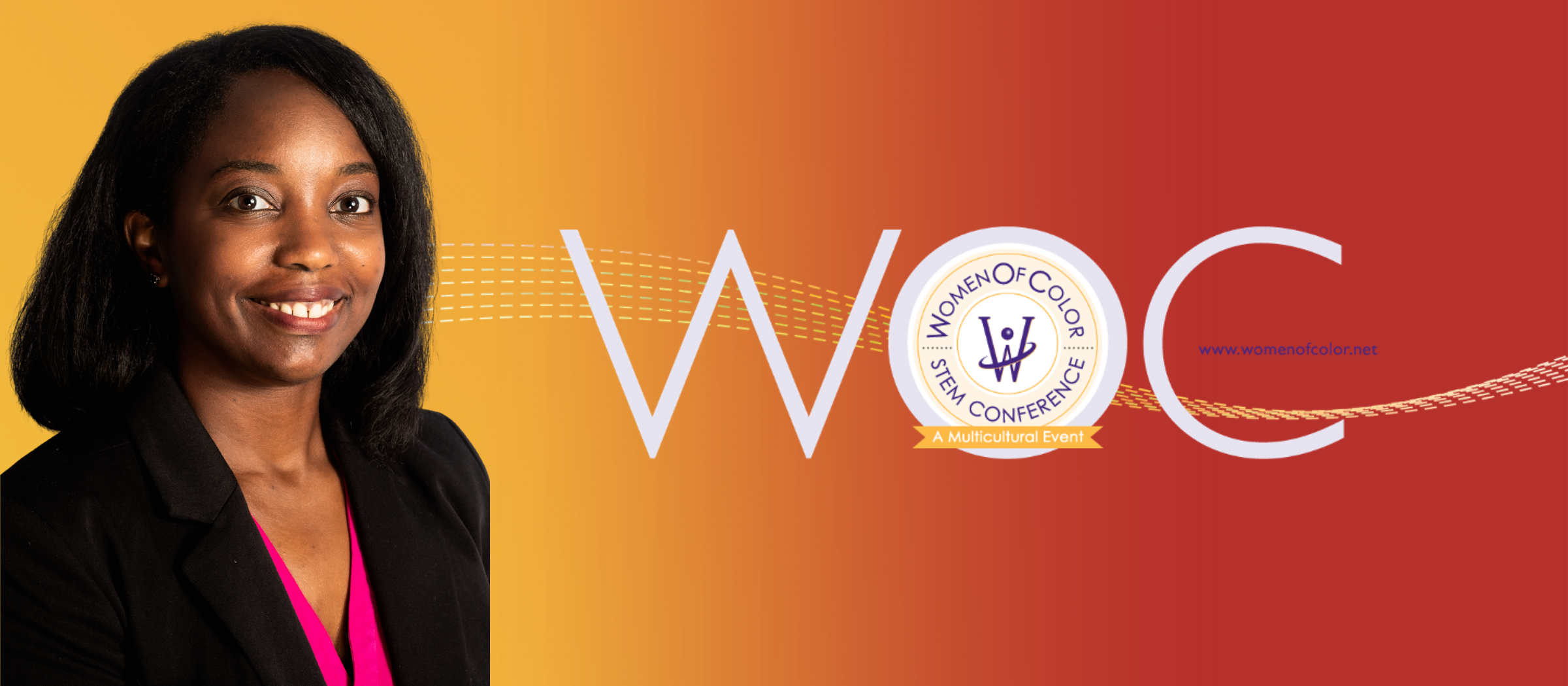 Dr. Briana Wellman and Women of Color STEM Award Logo