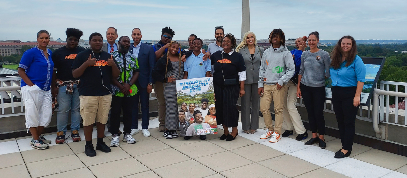 Anacostia High School students