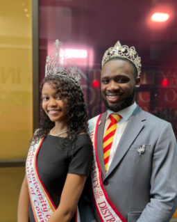 Mr. UDC, Oshane Orr and Miss UDC, Trenesha Anderson