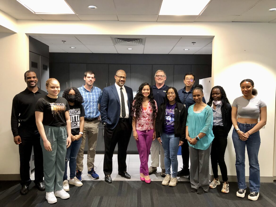 Participants in a summer biomedical engineering research program recently toured MedStar Health: Orthopedics and Sports Medicine at Lafayette Centre.