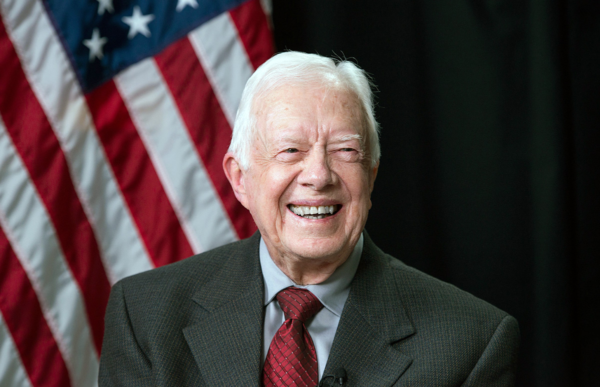 Former U.S. President Jimmy Carter, 2014.